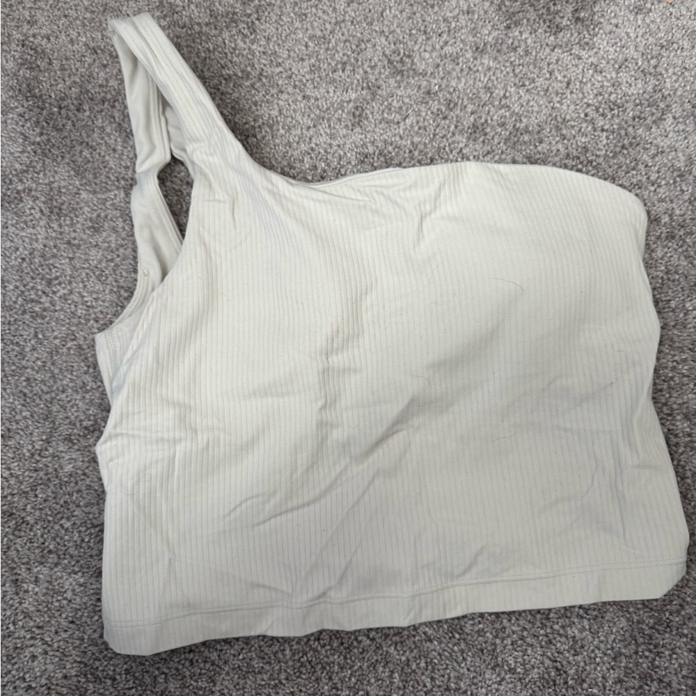 lululemon asymmetrical top ribbed